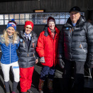10. mars: Kongefamilien er til stede under Holmenkollen skifestival. Therese Johaug tok en overlegen seier på 30-kilometer. Da ble det tur til Kongetribunen, hvor Dronning Margrethe av Danmark var til stede sammen med vår egen Kongefamilie. Foto: Håkon Mosvold Larsen, NTB scanpix